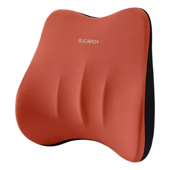 Backrest Cushion Car Lumbar Pillow Waist Cushion Memory Foam Travel Car Pillow