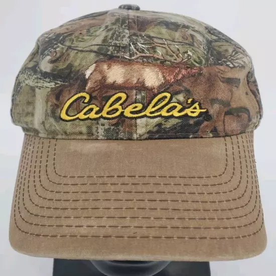 Cabela's Camo Cap, Hunting Hat One Size Fits Most Adjustable Strap