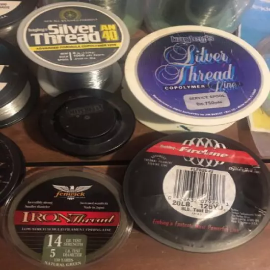 Fishing Line, Mixed Lot Of 15