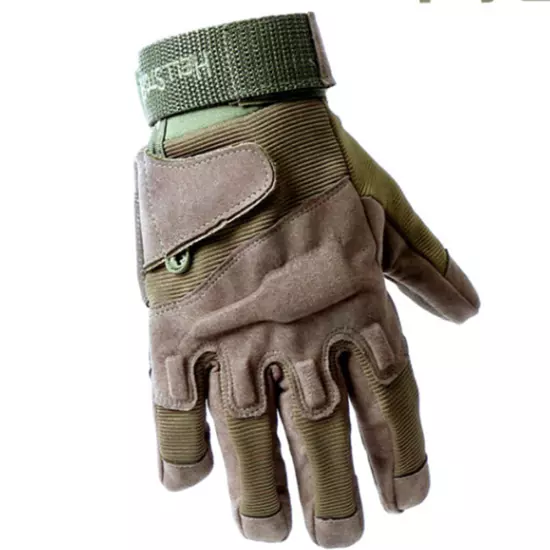 Men's Tactical Full Finger Gloves Non-Slip Outdoor Cycling Hunting Bike Gloves