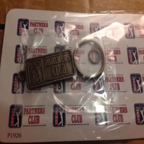 100 EXCLUSIVE GOLF PGA TOUR METAL KEYCHAINS PARTNERS CLUB *NEW* TIGER WOODS