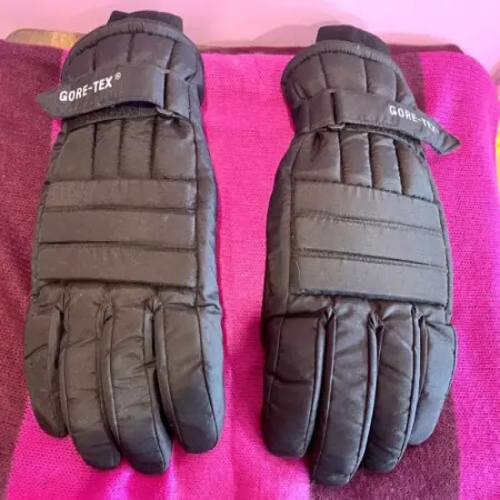 Sports Authority GoreTex Ski/Snow Gloves Mens Size Medium Black