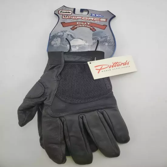 Franklin Uniforce Tactical Glove Blqck New XXL Cut Resistant Shooting