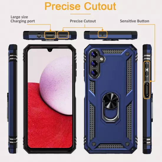 For Samsung Galaxy A15 5G A14 A54 A35 Case Phone Cover Shockproof+Tempered Glass