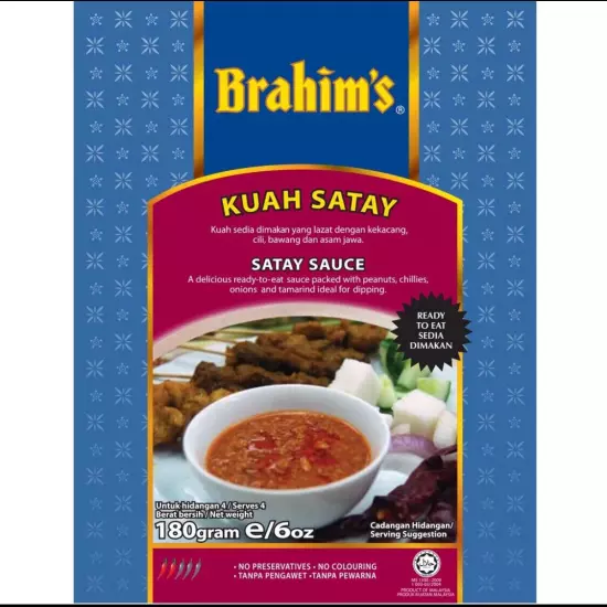 Brahim's Satay Sauce (Ready-to-eat)