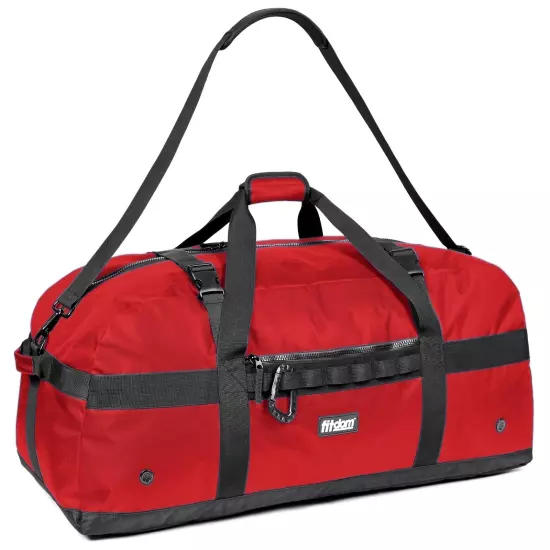 130L 36" Heavy Duty Extra Large Sports Gym Equipment Travel Duffle Bag W/Adju...