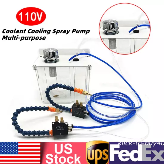 Multi-purpose Coolant Cooling Spray Pump CNC Lathe Mist Sprayer System 1000g