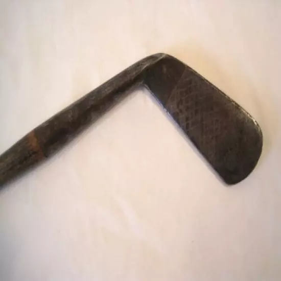 VTG SLAZENGER SPECIAL GOLF CLUB GENERAL PURPOSE IRON~HICKORY WOOD SHAFT SCOTLAND