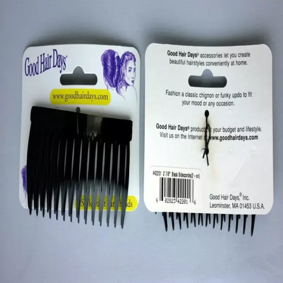 The Original Grip-Tuth® Good Hair Days Tuck Side Combs Made in USA Mix&Match