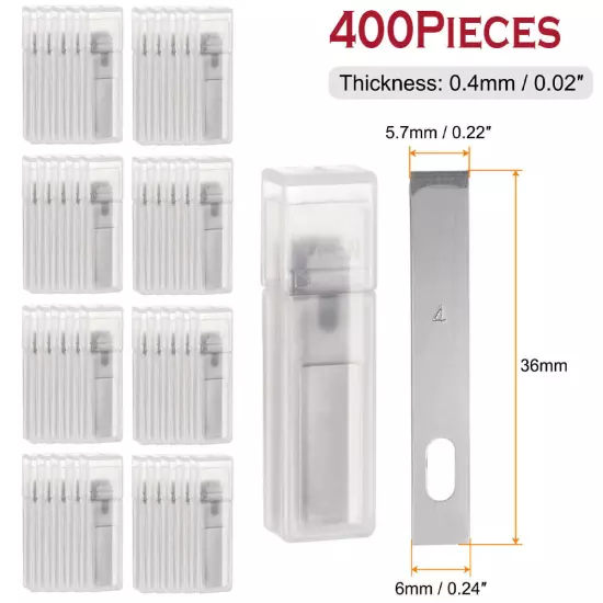 100/200/400Pcs Hobby Blades #4#11#16#17 Exacto Knife for x-Acto Tool Art Craft