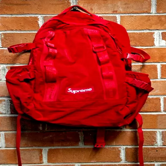 Supreme FW20 Box Backpack Dark Red FW20B8