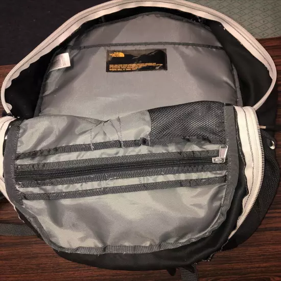 The North Face Jester Backpack Classic Style Grey/Black Hiking Camping School