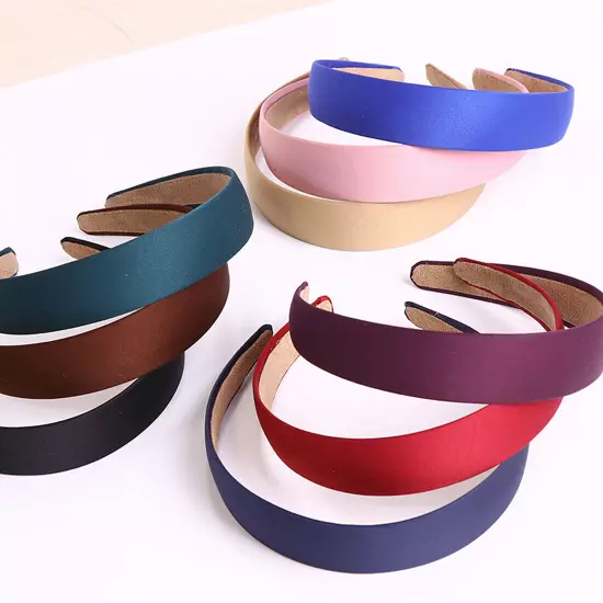 Women/Girls' Headwear Headband Satin Wide Hair Head Band Headpiece Hair Dec ~