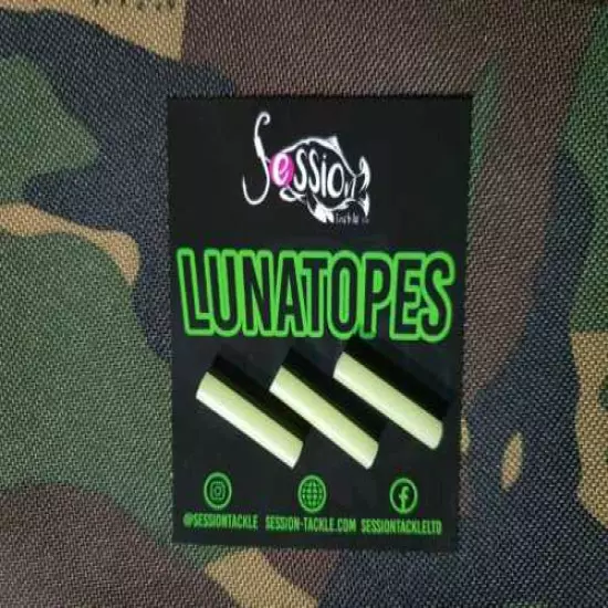 LUNATOPES BY SESSION TACKLE RECHARGEABLE LIGHT UNITS FOR FISHING ROD TIPS RIVER