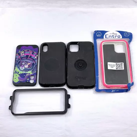 iPhone 11 Pro Max & Others Phone Case Lot Rick & Morty Pink Random Cases