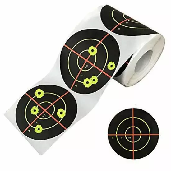 PISTEP Splatter Targets for Shooting 3 Inch Reactive Paper Target Stickers 250 S