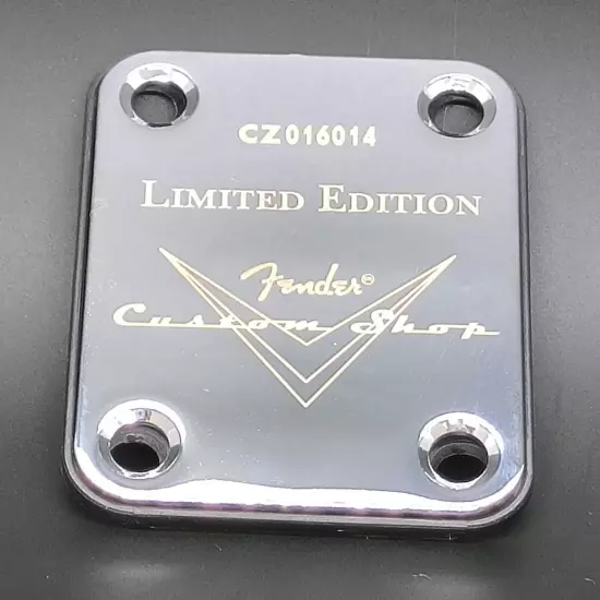 Fender Custom Shop Limited Idition Guitar Neck Plate for serial number randomly