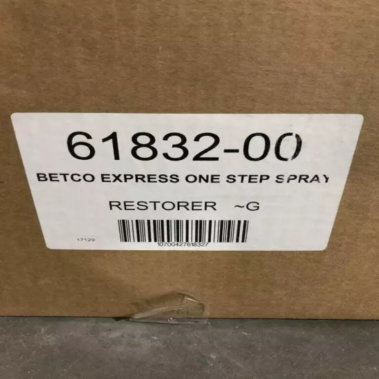 BETCO Fastdraw 14 61832-00 Express One Step Spray Restorer Bottles -NIB of 12