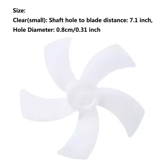 12/14/16/20 Inch Plastic Fan Blade Replacements for Standing Fan Table Fanner