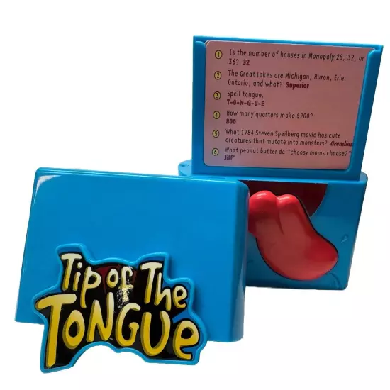 Tip of The Tongue Electronic 2-Second Trivia Game Family Game Night Fundex