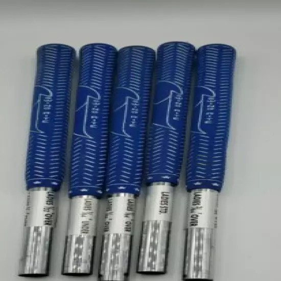 Vtg NEW OLD STOCK Golf Club Grips Lot Of 5 Griprite Swingrite Blue White ladies