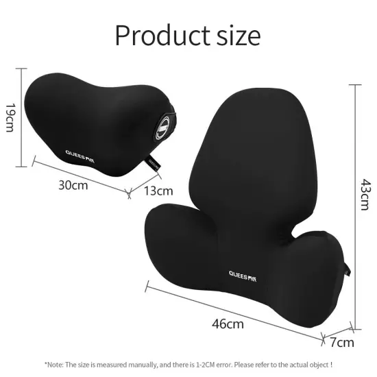 Car Lumbar Support Pillow Neck Pillow Waist Support Backrest Universal Cushion