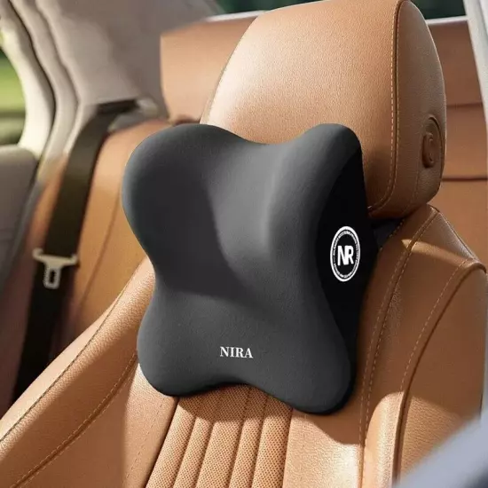 Car Headrest Lumbar Support Cushion Memory Foam Cushion Backrest Neck Pillow