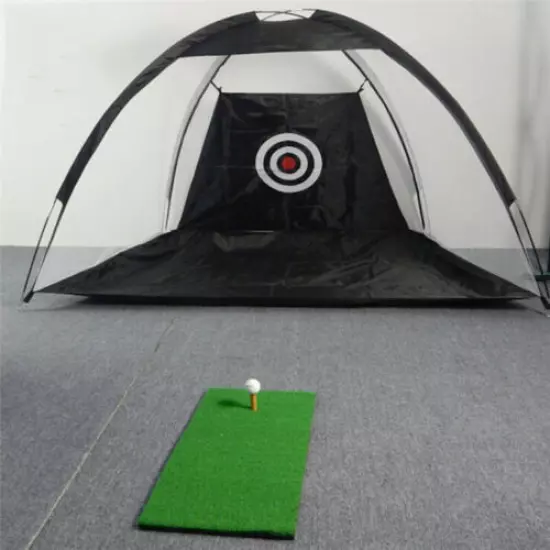 6.5FT Foldable Golf Practice Net Cage Driving Hitting Training Aid Target Bag 