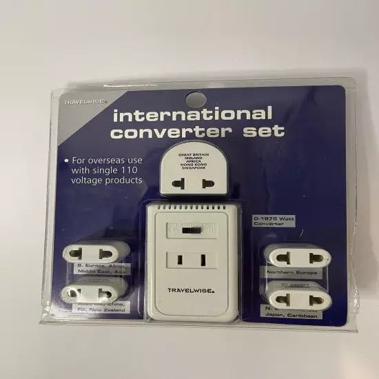 Travelwise WVK-1875CK International Converter Set Watt Converter