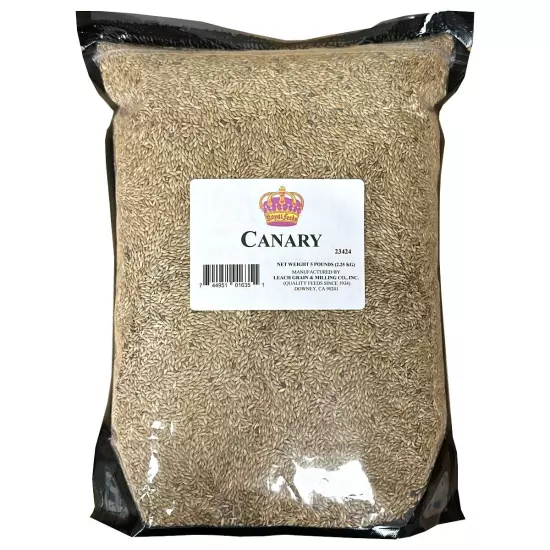 Royal Feeds Canary Seed - Great for Canaries, Finches, Other Small Birds (5 lbs)