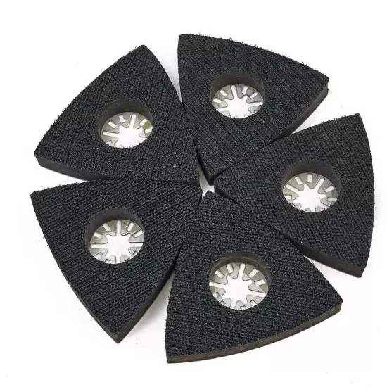 5x Triangular Sanding Pad For Oscillating Multi Tool Hook & Loop Sanding Disc AU