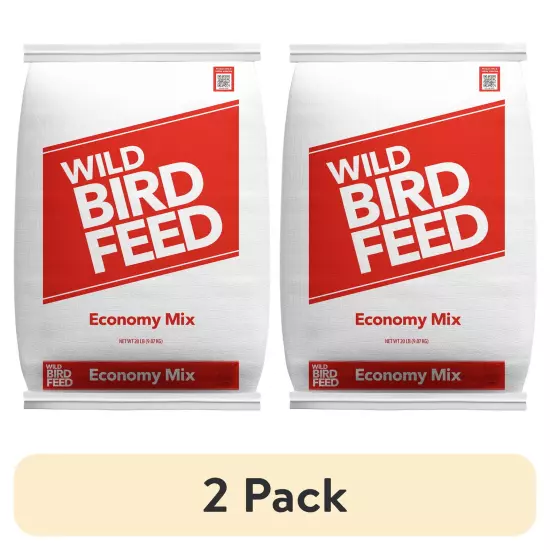 Wild Bird Feed Value Blend, Dry, 20 Lb Bag (2 Pack)