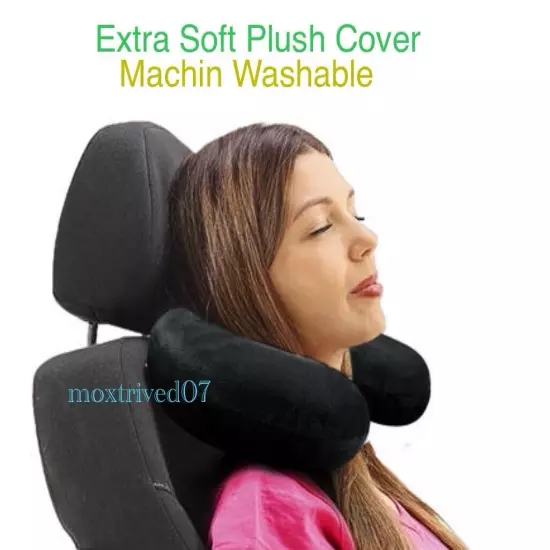 Memory Foam U-Shaped Travel Pillow Neck Support Head Rest Car Plane Soft Cushion