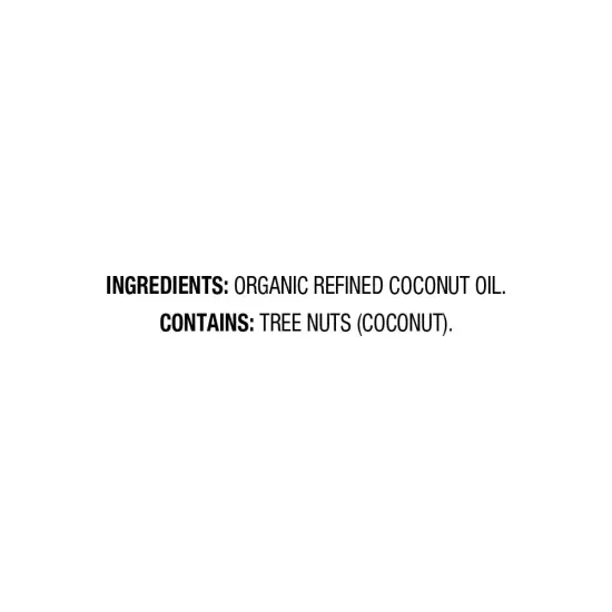 , Organic Refined Coconut Oil, 15 Fl Oz (Previously Happy Belly, Packaging May V