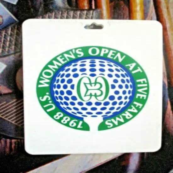 vtg - PGA Golf Bag Tag - 1988 U.S. WOMEN'S OPEN - Five Farms CC - LPGA Tour