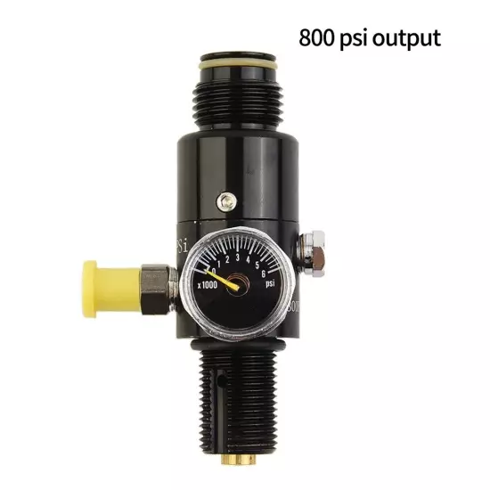 1pc 4500psi Regulator Paintball PCP Air Compressor Tank Valve Pressure HPA Black