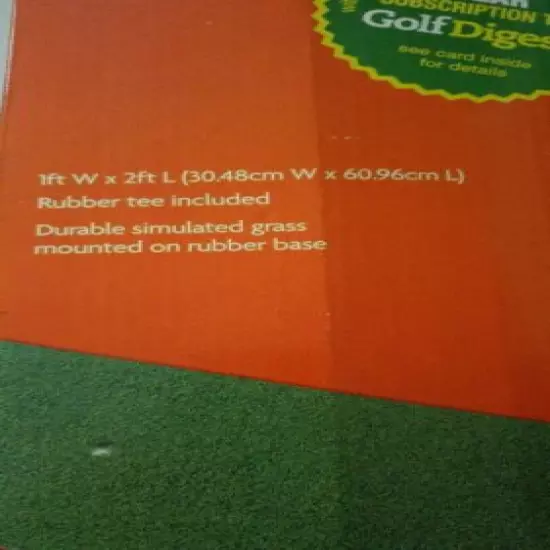 GOLF CHIPPING & DRIVING MAT 1ft W x 2ft L