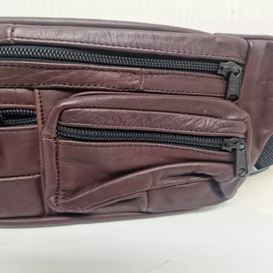 Faux Leather Bum Waist Bag Travel Holiday Money Pouch Belt Wallet Bumbag D50