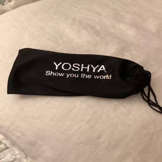 Yoshya Cat Eye Sunglasses, Black Plastic, New In Bag, Gorgeous!