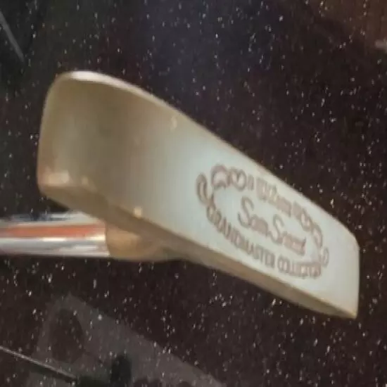 Rare 1965 Grandmaster Collection SAM SNEAD split grip, side saddle Putter 38.75"