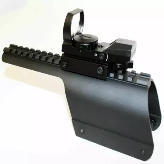 Trinity reflex sight with rail mount compatible with Benelli Nova Supernova 12ga