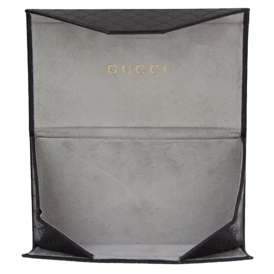 GUCCI Sunglasses Case GG Guccissima Triangle Folding Brown