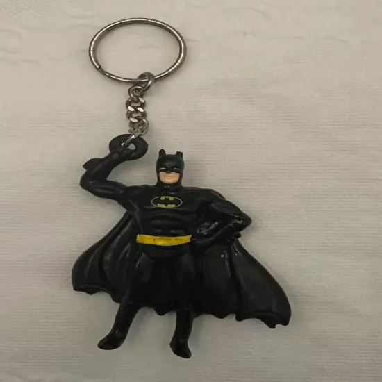 Vintage 1989 Applause DC Comics Batman 3" Toy Figure Keychain