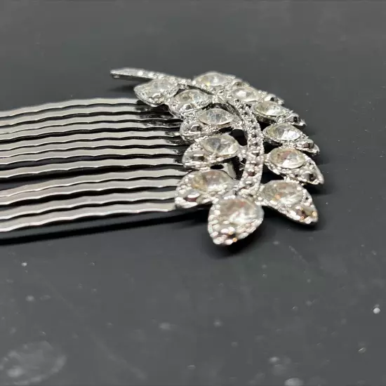 Wedding Hair Comb for Brides Bridal Party Rhinestone Crystal Side Comb Hair Clip