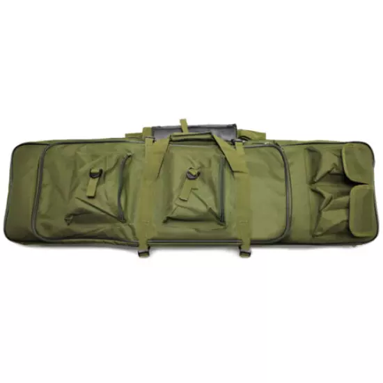 39" 100cm Dual Tactical Rifle Sniper Hand Carrying Case Gun Bag w Shoulder Strap