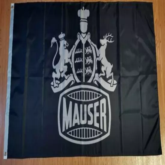 MAUSER Banner Poster 3x5ft Sticker Decal Parts Ammo Rifle Hunting M27