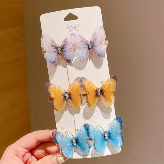 Butterfly Hair Clips Claw Barrettes Mini Jaw Clip Hairpin for Women G Prod