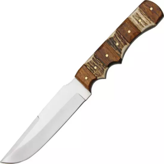 Steel Stag Stag Hunter Knife SS7019 8 1/2" overall. 3 3/4" stainless blade. One-