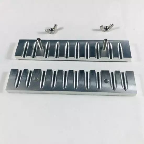 ALUMINUM SUPPOSITORY MOLD, 10 CAVITY,Homemade Reusable Suppository Mold 