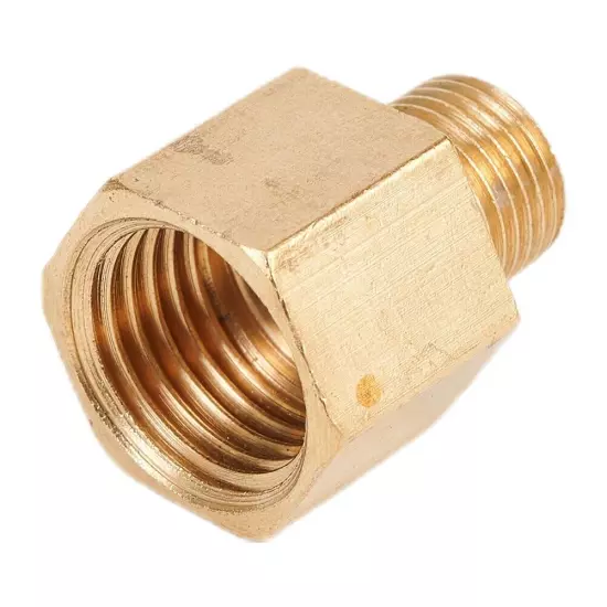 BSP-NPT Adapter 1/8 Male BSPT To 1/8 Female NPT Brass Pipe Fitting Duable